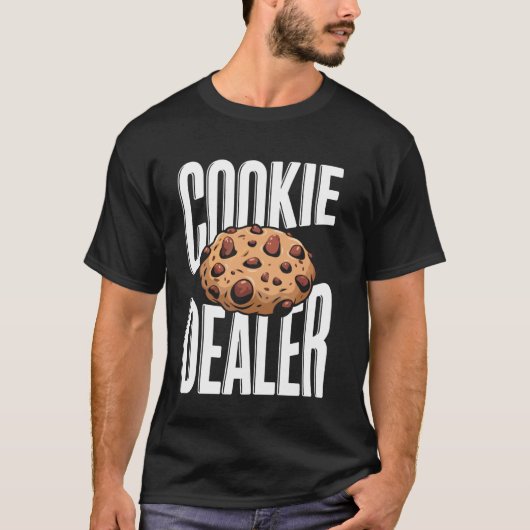 クッキー+クッキーの販売員 Tシャツ (正面)
