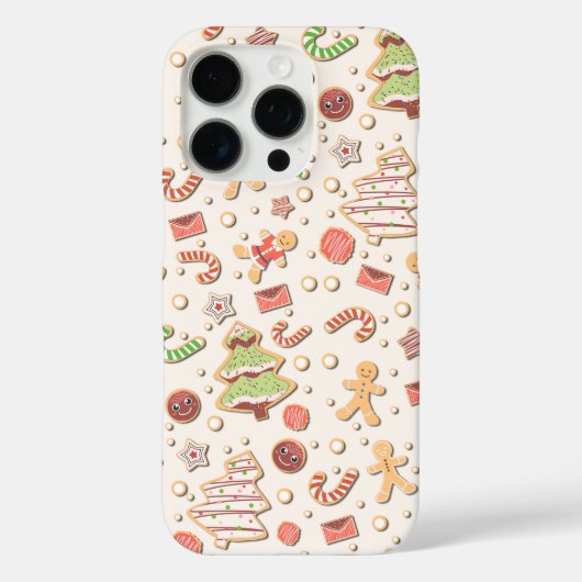 クッキー クリスマスパターン - スイートでお祭り気分 Case-Mate iPhoneケース (裏面)