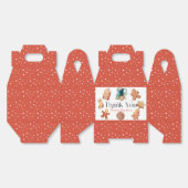 クッキー&ココアクリスマスホリデーベビーシャワー フェイバーボックス (見開き)