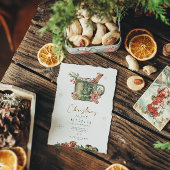 クッキー&ココアホリデークリスマスパーティー 招待状