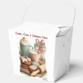 クッキー、ココア、クリスマスの喜び フェイバーボックス (正面)