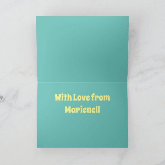 クッキー サンキューカード (内部)