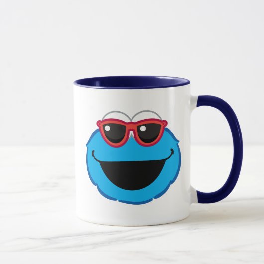 クッキー サングラスをかけた笑顔の絵文字 マグカップ (右)