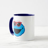 クッキー サングラスをかけた笑顔の絵文字 マグカップ (正面左)