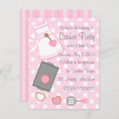 クッキー・ベイカー 招待状 (正面/裏面)