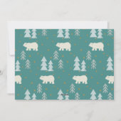 クッキー&ホットチョコレートフォト誕生日招待状 シーズンカード (裏面)