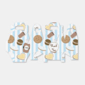 クッキー&ミルクブルー誕生日パーティーの好意ボックス フェイバーボックス (折り畳みなし)
