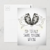 クッキー ラブ ポストカード (正面/裏面)