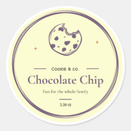クッキー ラベル、ボディ バター ラベル、キャンドル ラベル、 ラウンドシール