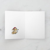 クッキー – 傲慢なクリスマスコルギ シーズンカード (内部)
