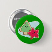 クッキー 缶バッジ (正面&裏面)