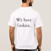 クッキー Tシャツ (裏面)
