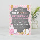 クッキーNミルク招待状 招待状 (スタンド正面)