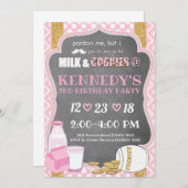 クッキーNミルク招待状 招待状 (正面/裏面)
