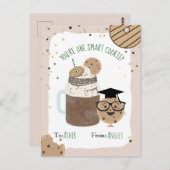 クッキ頭が切れるーチョコレートミルクシェイクキッズバレンタインポ ポストカード (正面/裏面)