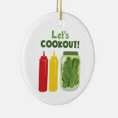 クックアウトしよう! セラミックオーナメント (右)