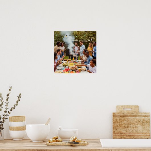 クックアウトギャザリング ポスター (キッチン)