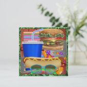 クックアウト – BBQ – ビール版なし！SRF 招待状 (スタンド正面)