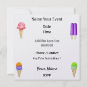 クックアウト – BBQ!SRF 招待状 (裏面)