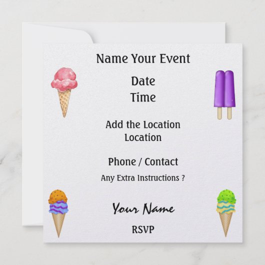 クックアウト – BBQ!SRF 招待状 (裏面)