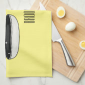 クックウェアセット漫画イラストレーション キッチンタオル (四つ折り)