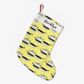 クックウェアセット漫画イラストレーション スモールクリスマスストッキング (正面 (吊り時))