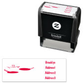 クックウェアセット漫画イラストレーション セルフインキングスタンプ (インサイチュ)