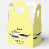 クックウェアセット漫画イラストレーション フェイバーボックス (オープン)