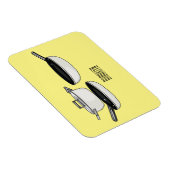 クックウェアセット漫画イラストレーション マグネット (右側)