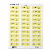 クックウェアセット漫画イラストレーション ラベル (フルシート)