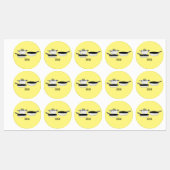 クックウェアセット漫画イラストレーション ラベル (シート)