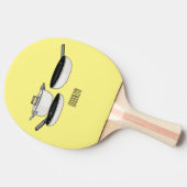 クックウェアセット漫画イラストレーション 卓球ラケット (横)