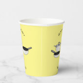 クックウェアセット漫画イラストレーション 紙コップ (右)