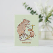 クックカオーストラリア動物太鼓 ポストカード (スタンド正面)