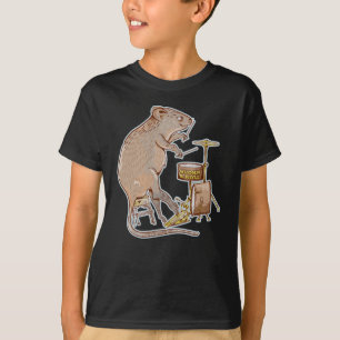 クックカオーストラリア動物太鼓 Tシャツ