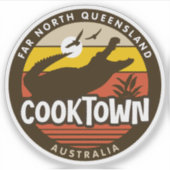 クックタウン，クイーンズランドAustraliaステッカー シール (正面)