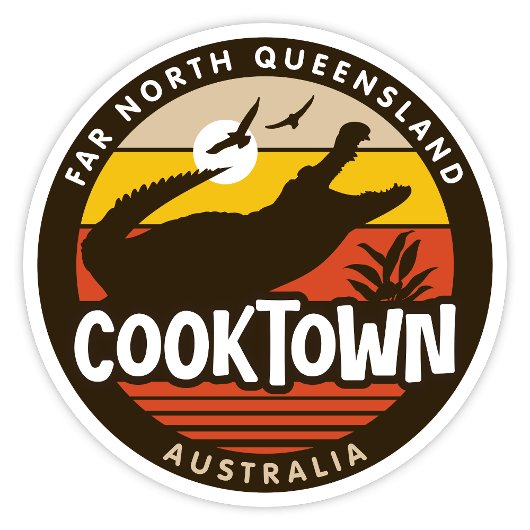 クックタウン，クイーンズランドAustraliaステッカー シール