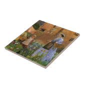 クックハムの庭にて（Cookhamの庭にて）ジョージ・ジョン・ピンワル作 タイル (側面)