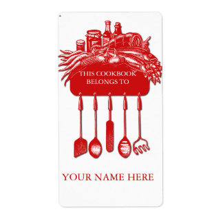 クックブックコレクション蔵書票.. ラベル