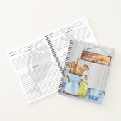 クックブック水彩レシピ器スプーン ノートブック (内部)