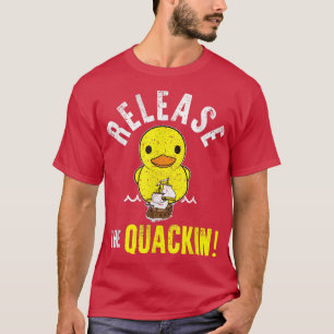 クックールキン黄色のゴムのアヒルの贈り物をリリース Tシャツ