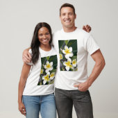 クック諸島のプルメリアの花 Tシャツ (ユニセックス)