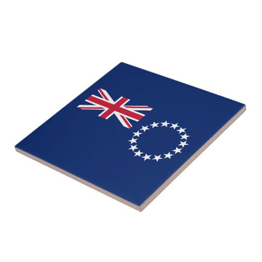 クック諸島の旗 タイル (側面)