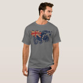 クック諸島の旗 Tシャツ (正面フル)