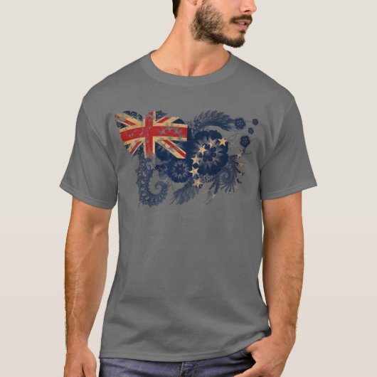 クック諸島の旗 Tシャツ (正面)