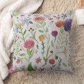 クッションかわいらしフローラデザイン クッション (ブランケット)
