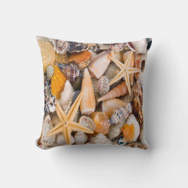 クッションの貝殻の美しいコレクション クッション