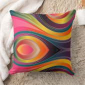 クッションカバー - アブストラクトアート クッション (ブランケット)