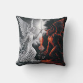 クッションプリント善vs悪 クッション (正面)