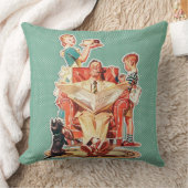 クッションレトロヴィンテージファミリー クッション (ブランケット)